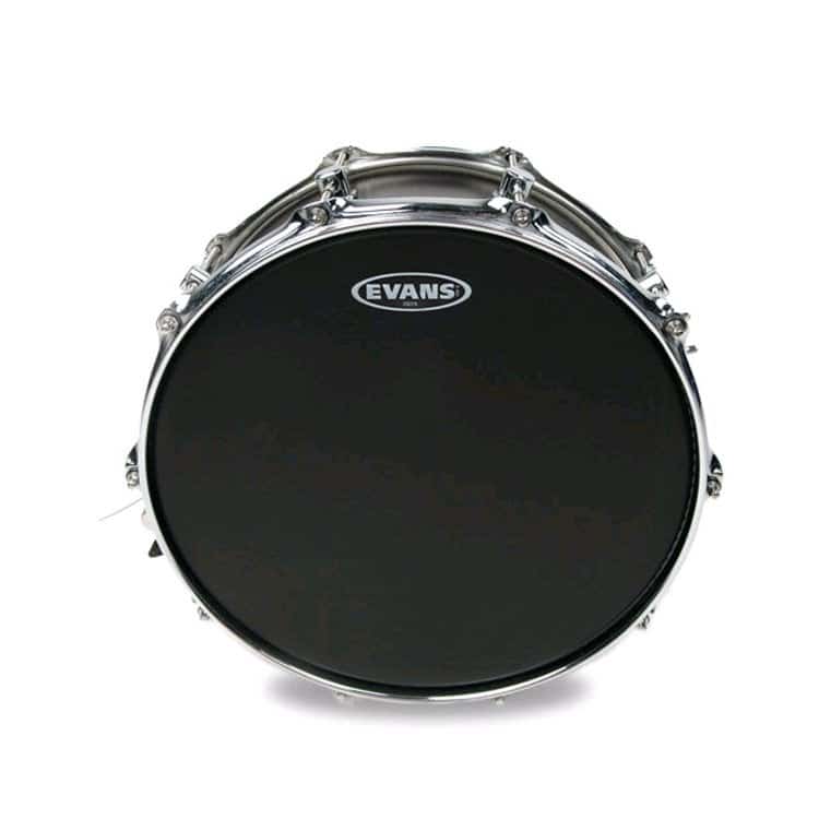 Evans B14ONX2 14 inch Onyx Black tomvel 05 snare EVANS B14ONX2 MẶT TRỐNG Snare 14" ONYX BK DRUM HEAD