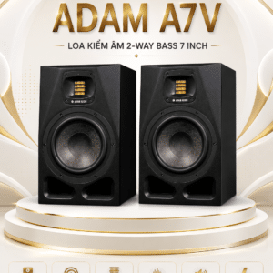 ADAM A7V LOA KIỂM ÂM 2 WAY BASS 7 INCH