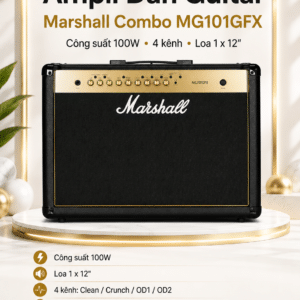 ampli dan guitar marshall combo mg101gfx
