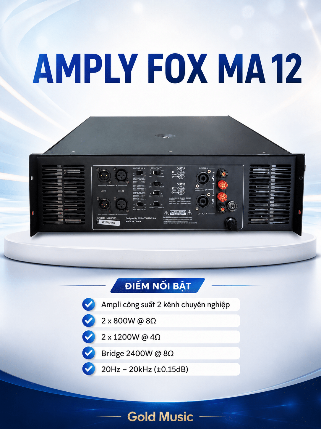 AMPLY FOX MA 12 ampli fox ma 12