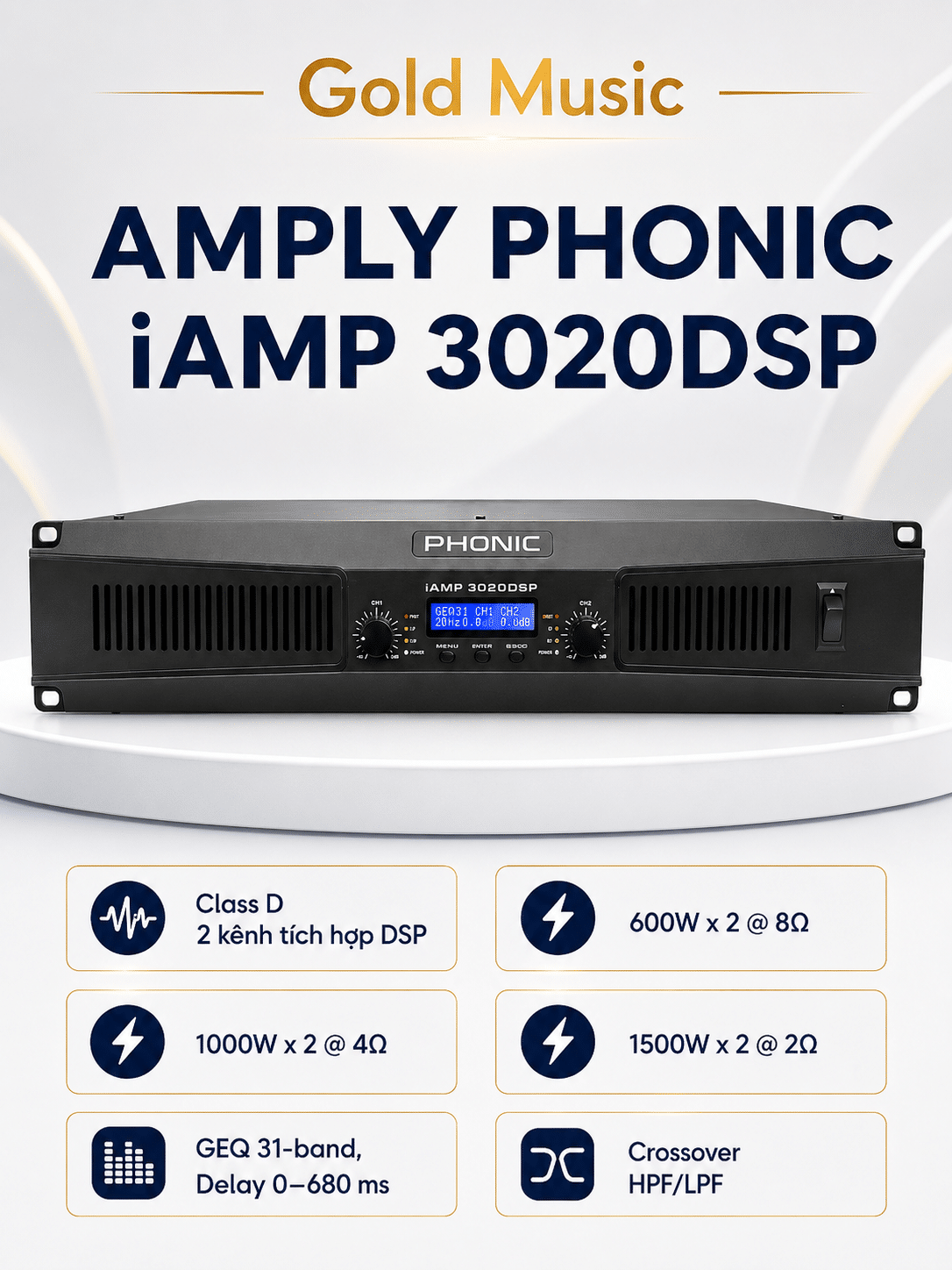 AMPLY PHONIC iAMP 3020DSP ampli phonic iamp 3020dsp