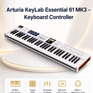 arturia keylab essential 61 mk3 keyboard controller black white