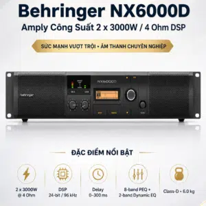 behringer nx6000d amply cong suat 2 x 3000w 4 ohm dsp 3