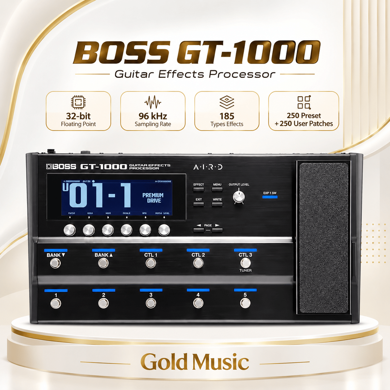 BOSS GT-1000 Phơ Guitar Đa Hiệu Ứng boss gt 1000 pho guitar da hieu