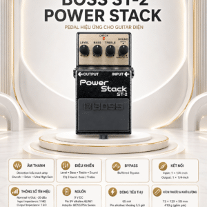 BOSS ST-2 Pedal Hiệu Ứng Power Stack Guitar Điện