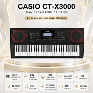 CASIO CT-X3000 ĐÀN ORGAN PHÍM ĐA NĂNG
