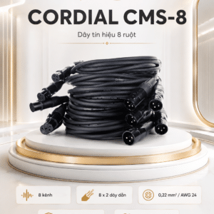 CORDIAL CMS-8 Dây tín hiệu 8 ruột