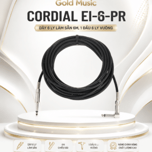 CORDIAL EI-6-PR Dây 6 ly làm sẵn 6m , 1 đầu 6 ly vuông
