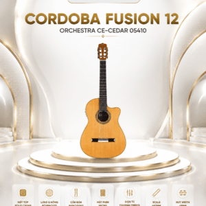 CORDOBA FUSION 12 ĐÀN GUITAR NYLON ORCHESTRA CE-CEDAR 05410