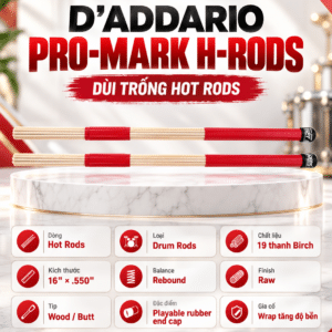 D'ADDARIO H-RODS DÙI TRỐNG PRO-MARK