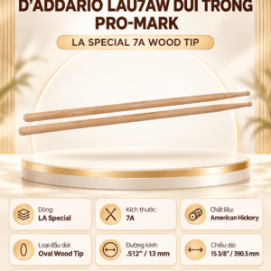 D'ADDARIO LAU7AW DÙI TRỐNG PRO-MARK