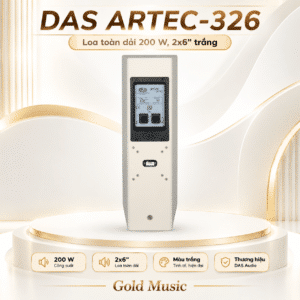 DAS ARTEC-326 Loa toàn dải 200 W, 2x6" trắng