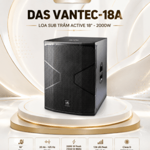 DAS VANTEC-18A Loa Sub trầm có công suất 18", 2000 W
