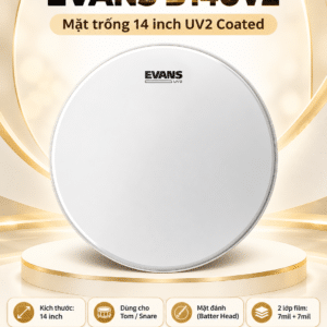 EVANS B14UV2 MẶT TRỐNG 14" COATED UV2