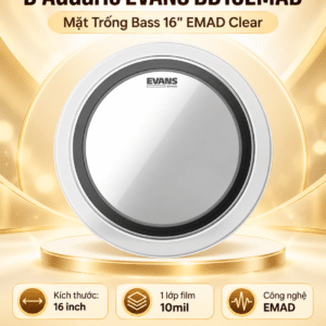 EVANS BD16EMAD MẶT TRỐNG 16 inch CLEAR BASS