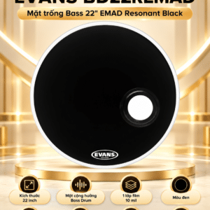 EVANS BD22REMAD MẶT TRỐNG BASS 22" RESO BLK