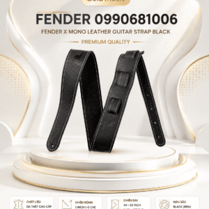 Fender 0990681006 dây đeo guitar Mono leather blk
