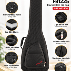 Fender 0991622406 FB1225 bao đàn guitar bass