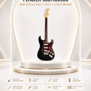 FENDER 5661100306 ĐÀN GUITAR ĐIỆN HYBRID II STRAT SSS BLK