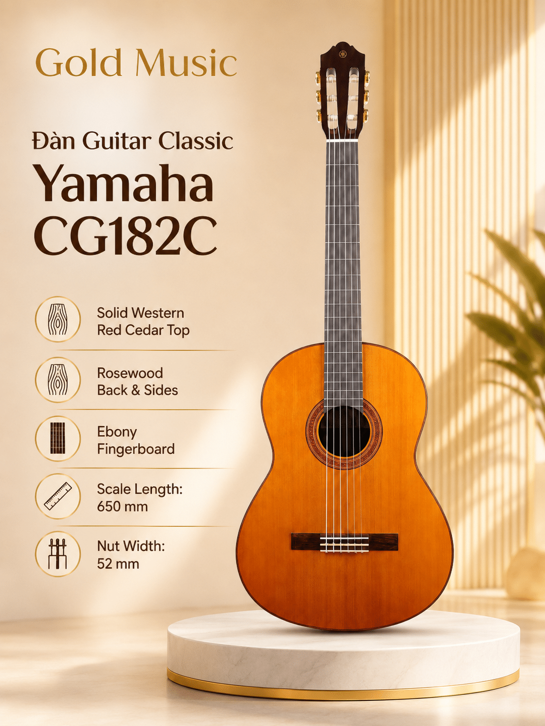 Đàn Guitar Classic Yamaha CG182C guitar classic yamaha cg182c