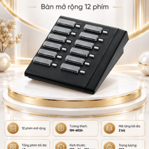 INTER-M RM-6012KP Bàn mở rộng 12 kênh