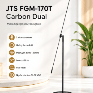 jts fgm 170t dual microphones hoi nghi