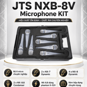 jts nxb 8v microphone kit 2 chiec nx 7 4 chiec nx 8 va 2 chiec nx 8 8 1