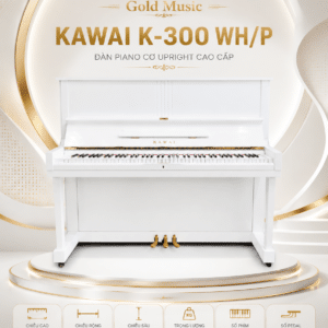 KAWAI K-300 WH/P Đàn Piano Cơ Trắng