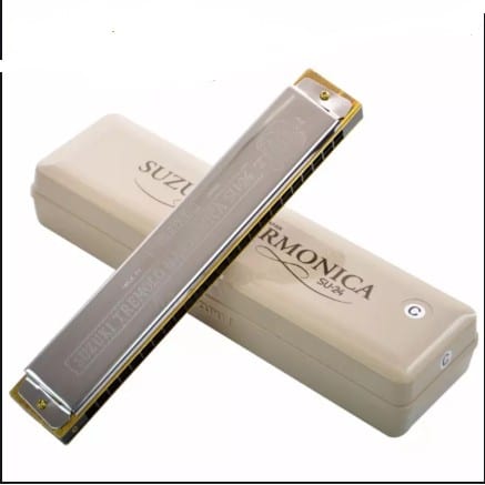 SUZUKI SU-24-2TC KÈN HARMONICA TREMOLO 24 LỖ