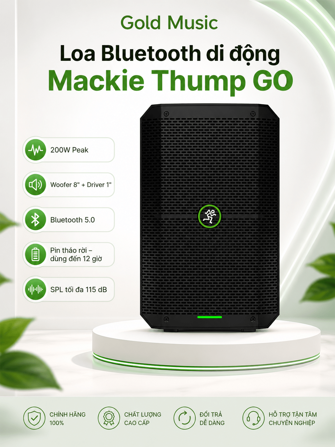 Loa Bluetooth di động Mackie Thump GO loa bluetooth di dong mackie thump go