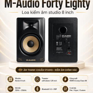 M-Audio Forty Eighty loa kiểm âm 8 inch studio chất lượng m audio forty eighty loa kiem am 8 inch