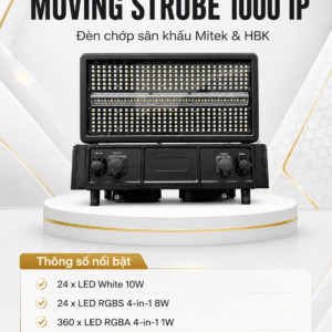 moving strobe 1000 ip rgbwa center tubeip66 3