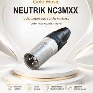 NEUTRIK NC3MXX Giắc Canon Đực