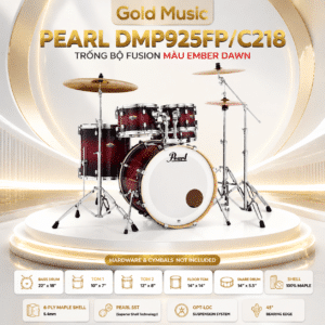 PEARL DMP925FP/C218 TRỐNG BỘ FUSION MÀU EMBER DAWN