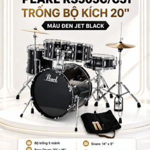 PEARL RS505C/C31 TRỐNG BỘ KÍCH 20" MÀU ĐEN JET BLACK