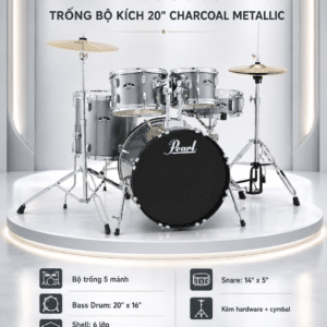 PEARL RS505C/C706 TRỐNG BỘ KÍCH 20" MÀU KIM LOẠI KIỀM