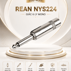 REAN NYS224 Giắc 6 ly Mono
