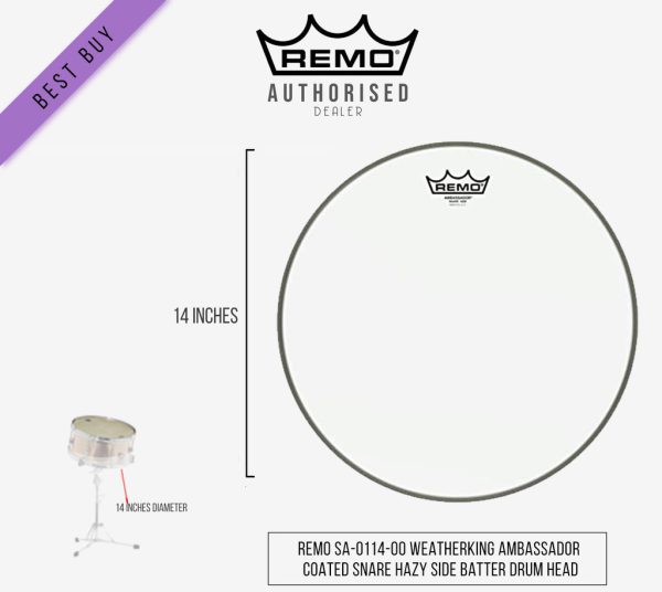 REMO SA-0114 Mặt trống 14 inch , AMBASSADOR®