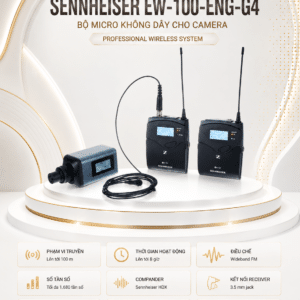 SENNHEISER EW-100-ENG-G4 Bộ micro không dây cho Camera