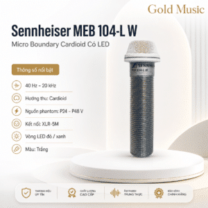 Sennheiser MEB 104-L W Đầu Microphone 40Hz - 20kHz sennheiser meb 104 l w dau microphone