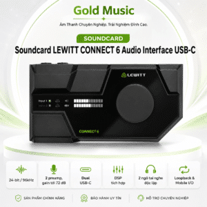 Soundcard Lewitt Connect 6 – Audio Interface soundcard lewitt connect 6 audio interface