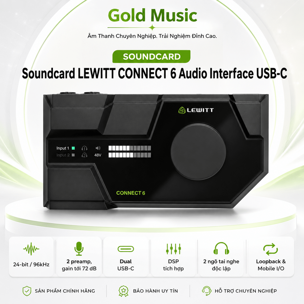 Soundcard Lewitt Connect 6 – Audio Interface soundcard lewitt connect 6 audio interface