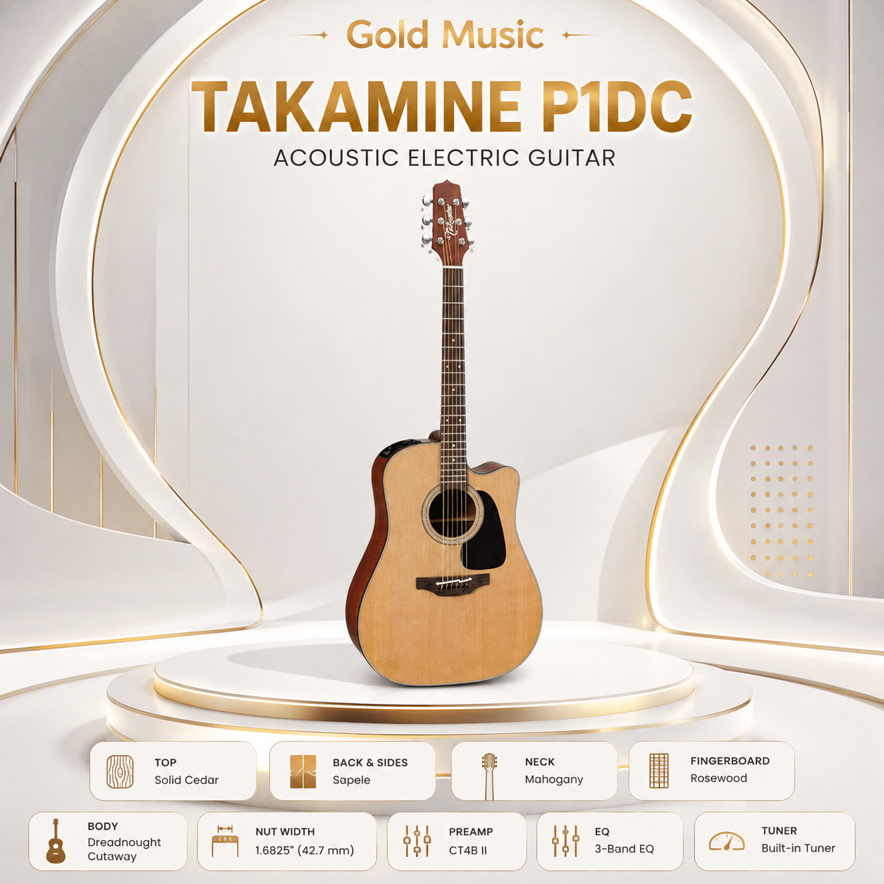 TAKAMINE P1DC ĐÀN GUITAR ACOUSTIC takamine p1dc guitar acoustic
