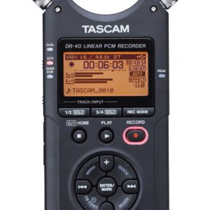 tascam dr 40 may thu am stereo cam tay 4 track