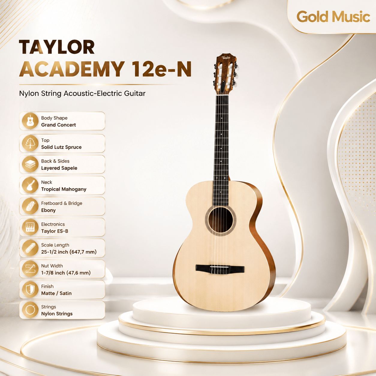 Taylor Academy 12e N ĐÀN GUITAR NYLON taylor academy 12e n guitar nylon