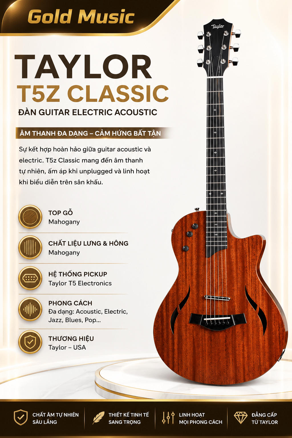 TAYLOR T5Z CLASSIC ĐÀN GUITAR taylor t5z classic dan guitar