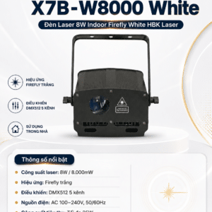 x7b w8000 white den laser 8w
