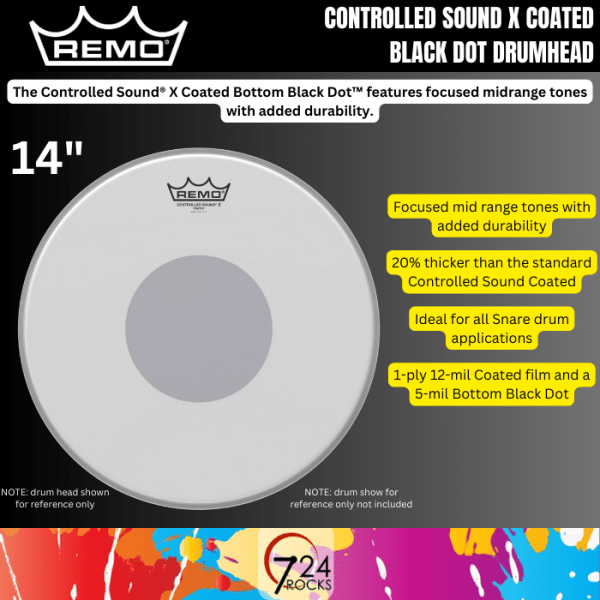 REMO CX-0114-10 MẶT COATED 14" CONTROLLED SOUND® X