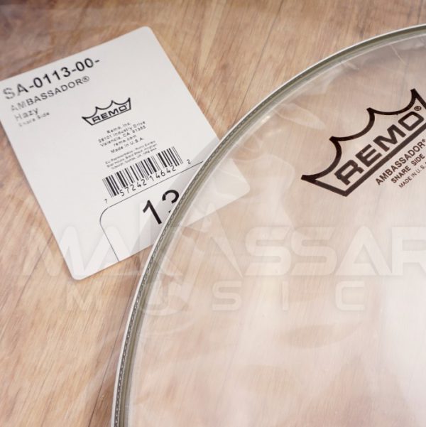 REMO SA-0113 MẶT TRỐNG 13 INCH AMBASSADOR HAZY SNARE 13"