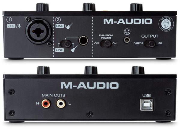 M-AUDIO MTRACK SOLO Soundcard Bộ chuyển đổi âm thanh 2 kênh USB